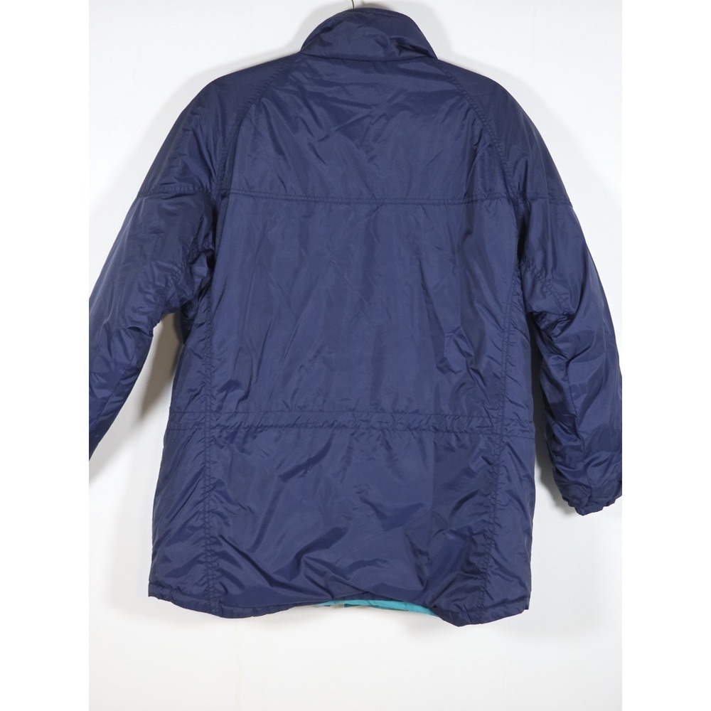 Columbia Womens Large Gizzmo 3 in 1 Blue Nylon Parka Ski Snow Winter Coat Layer - Picture 9 of 11